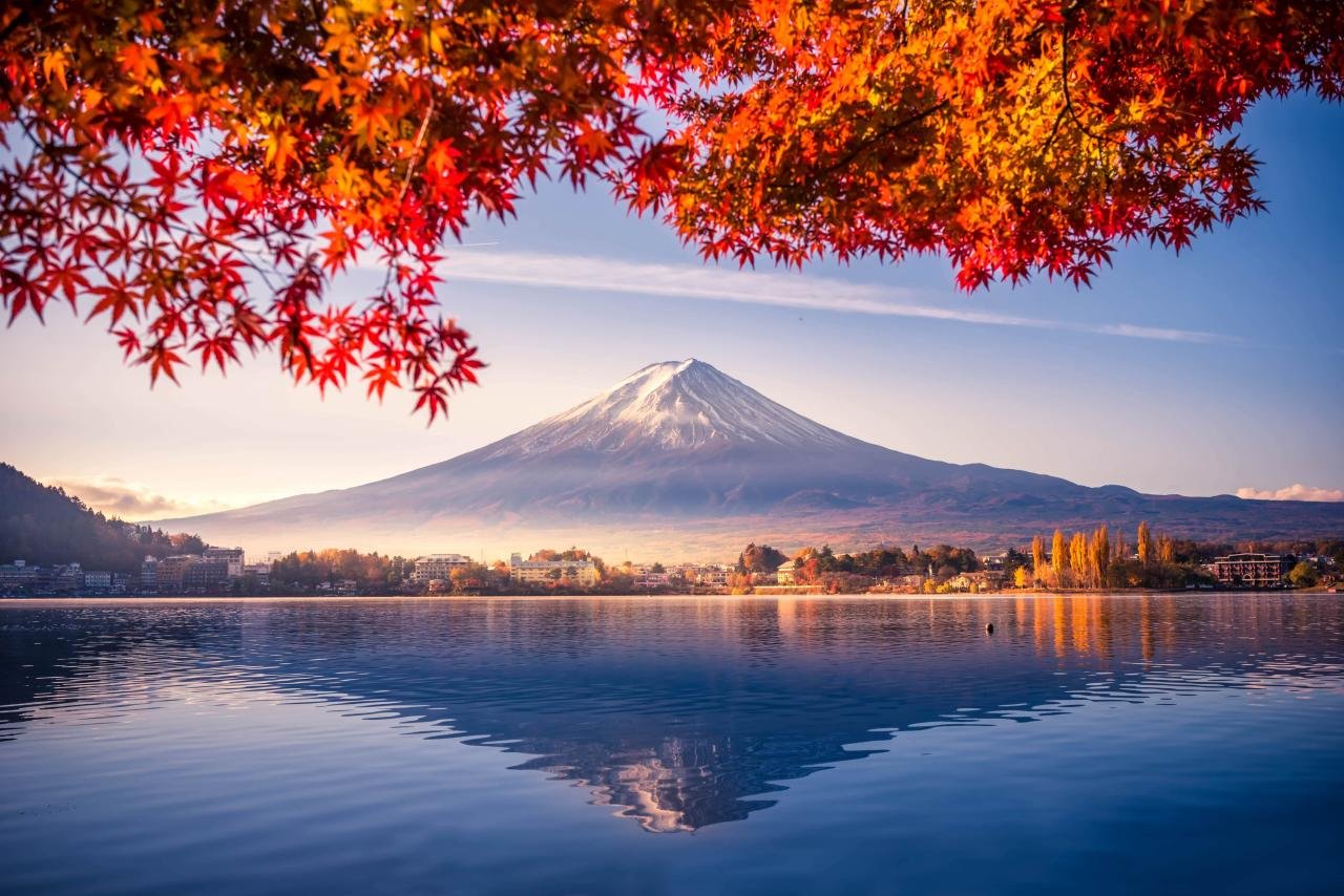 秋富士山